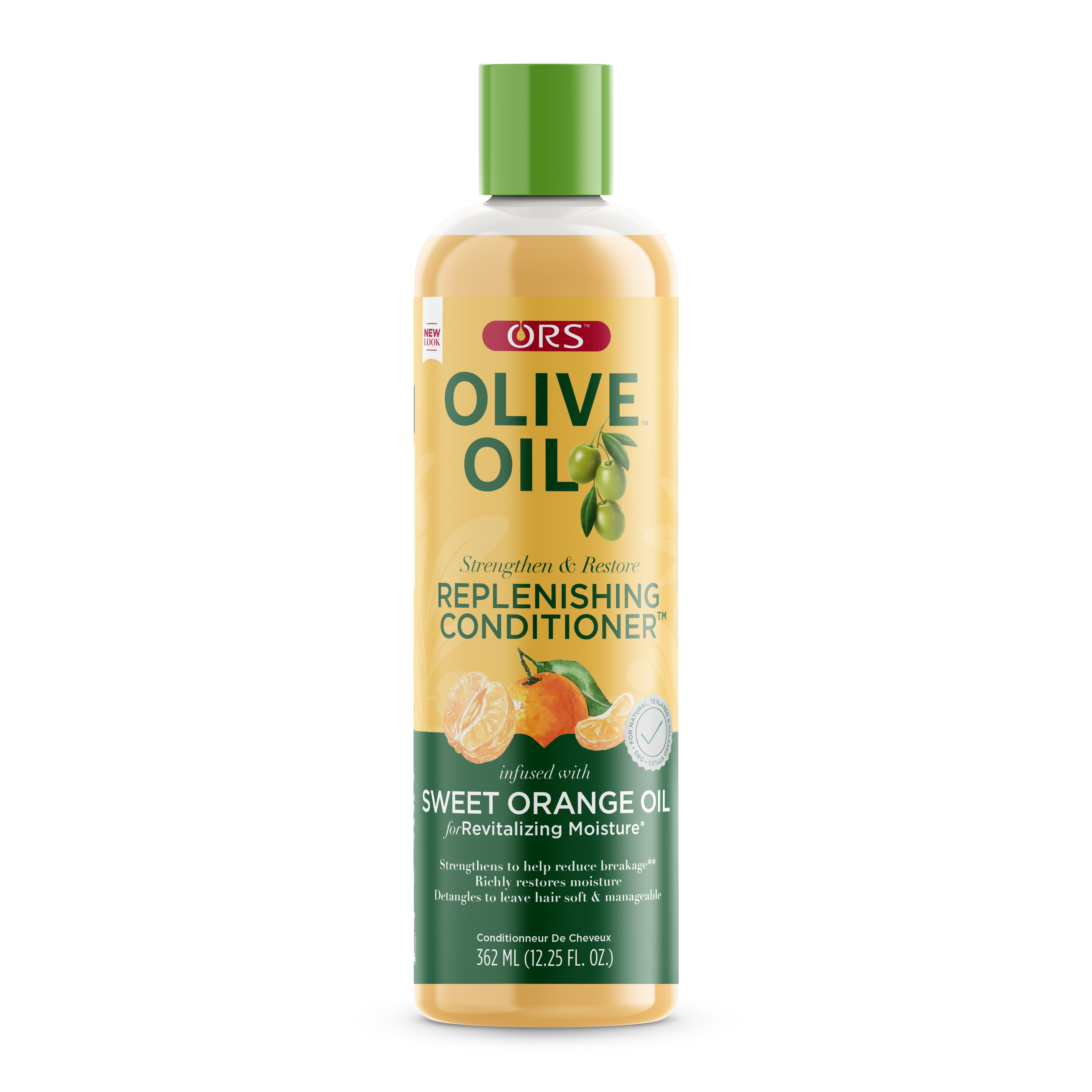 ORS Olive Oil Strengthen and Restore Replenishing Conditioner for Revitalizing Moisture (12.25 oz)