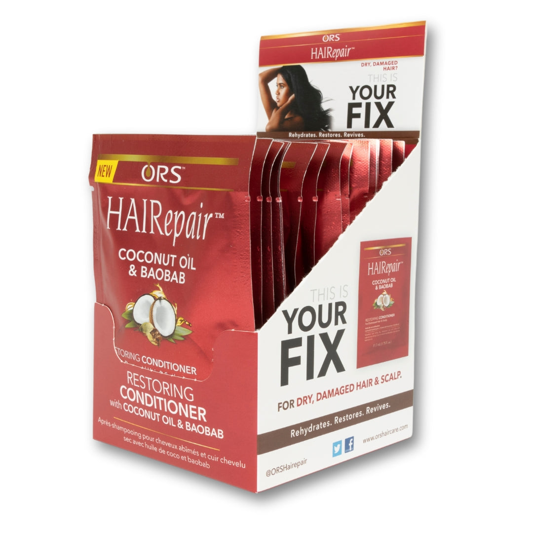 ORS HAIRepair Coconut Oil & Baobab Restoring Conditioner (1.75 oz) 12-Pack