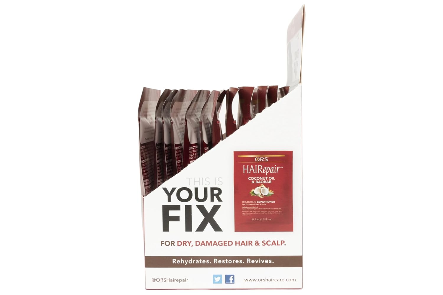 ORS HAIRepair Coconut Oil & Baobab Restoring Conditioner (1.75 oz) 12-Pack