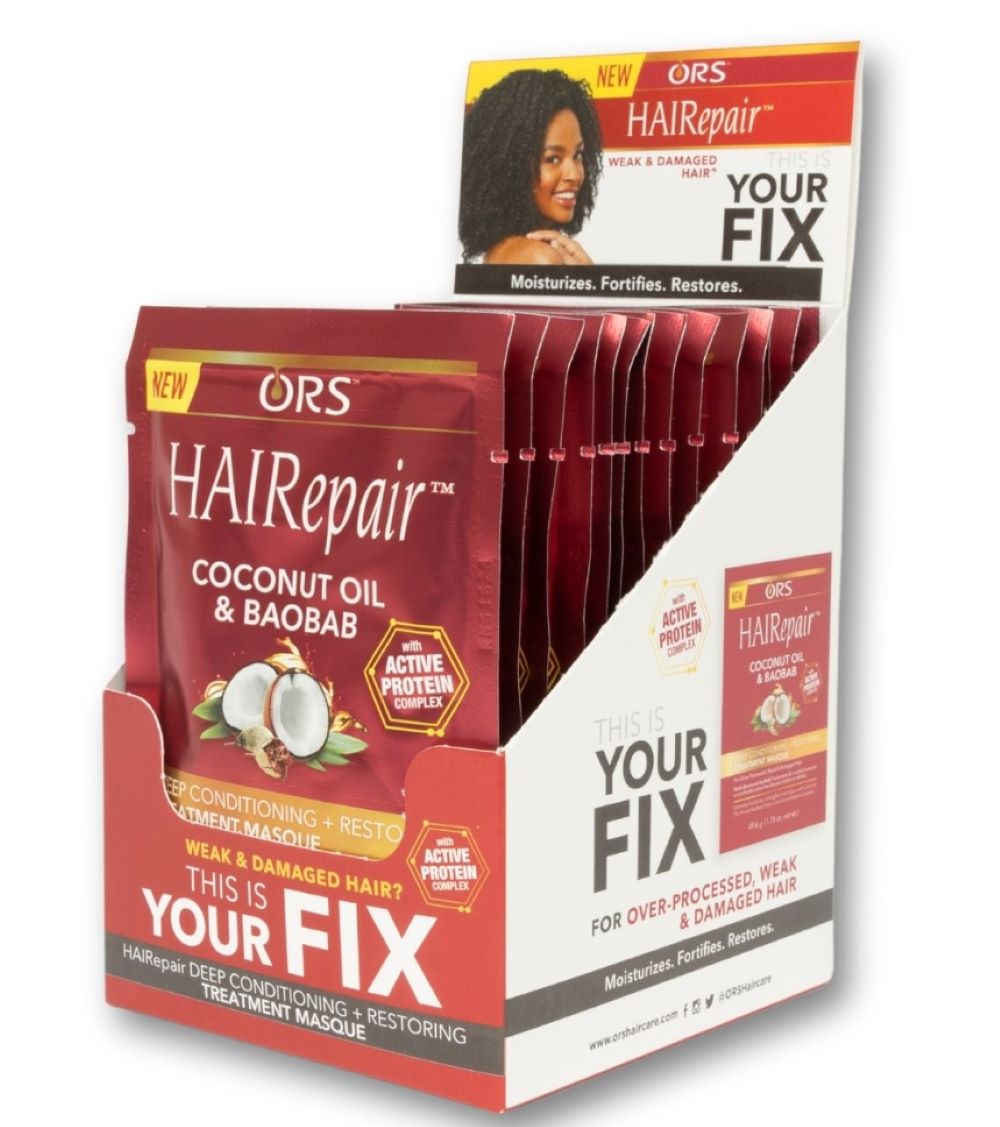 ORS HAIRepair Coconut Oil & Baobab Deep Conditioning + Restoring Treatment Masque (1.75 oz) 12-Pack