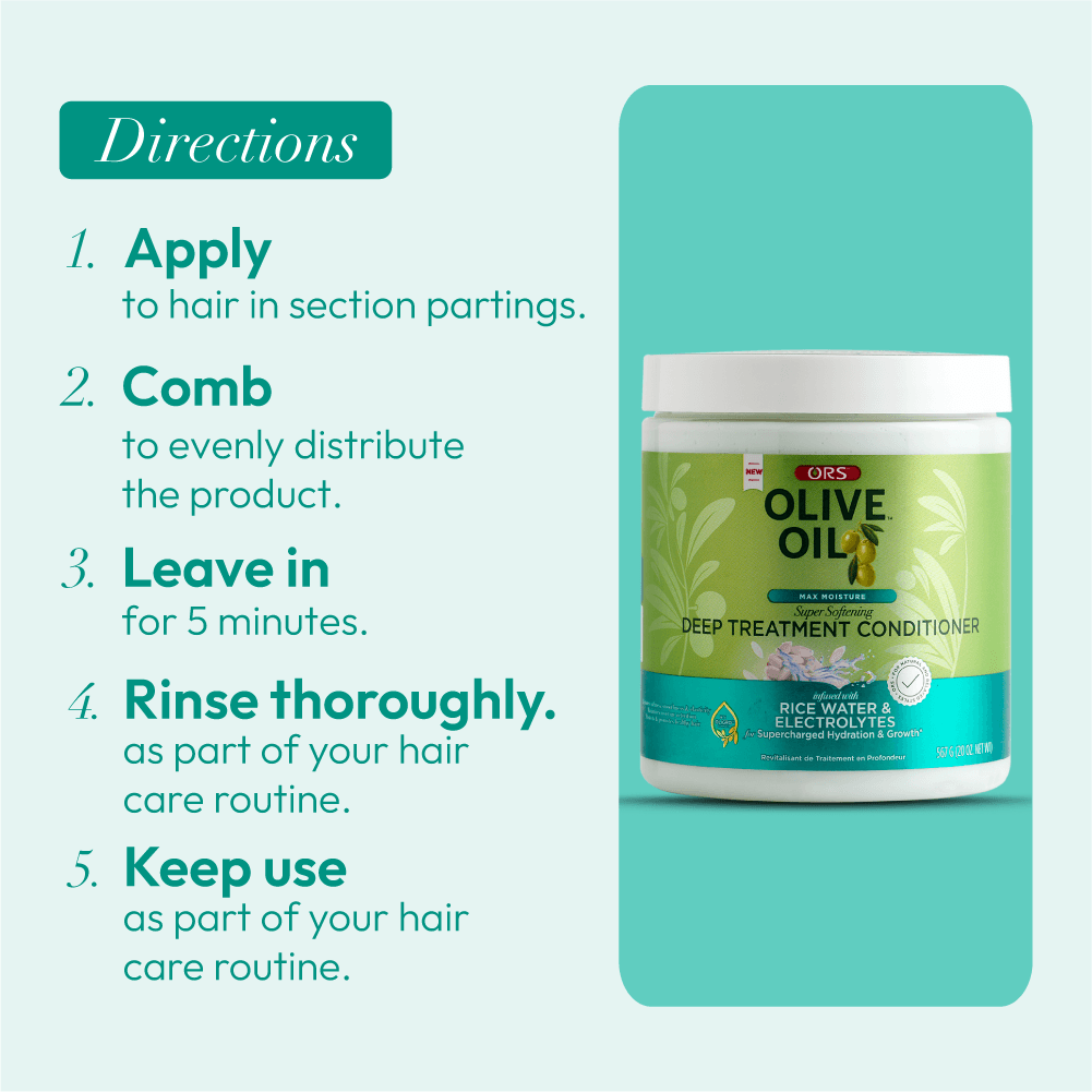 ORS Olive Oil Max Moisture Leave-In Conditioner & Deep Treatment 2-Piece Set