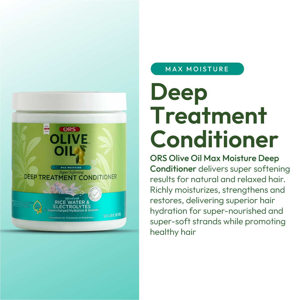 ORS Olive Oil Max Moisture Leave-In Conditioner & Deep Treatment 2-Piece Set