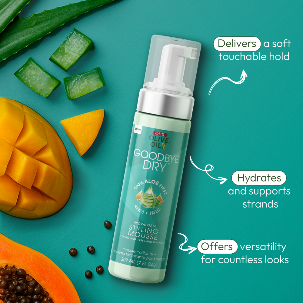 ORS Olive Oil Goodbye Dry Hydrafoam Styling Mousse (7.0 oz)