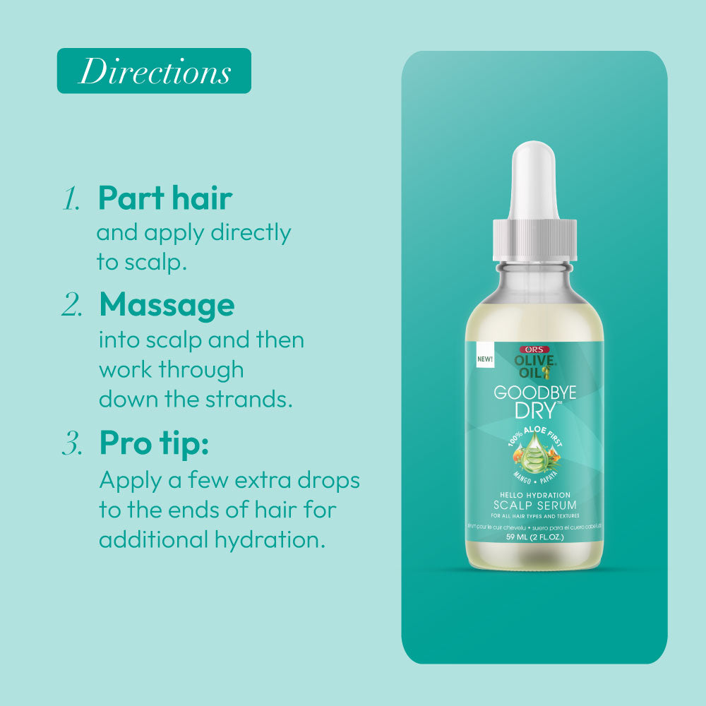 ORS Olive Oil Goodbye Dry Hello Hydration Scalp Serum (2.0 oz)