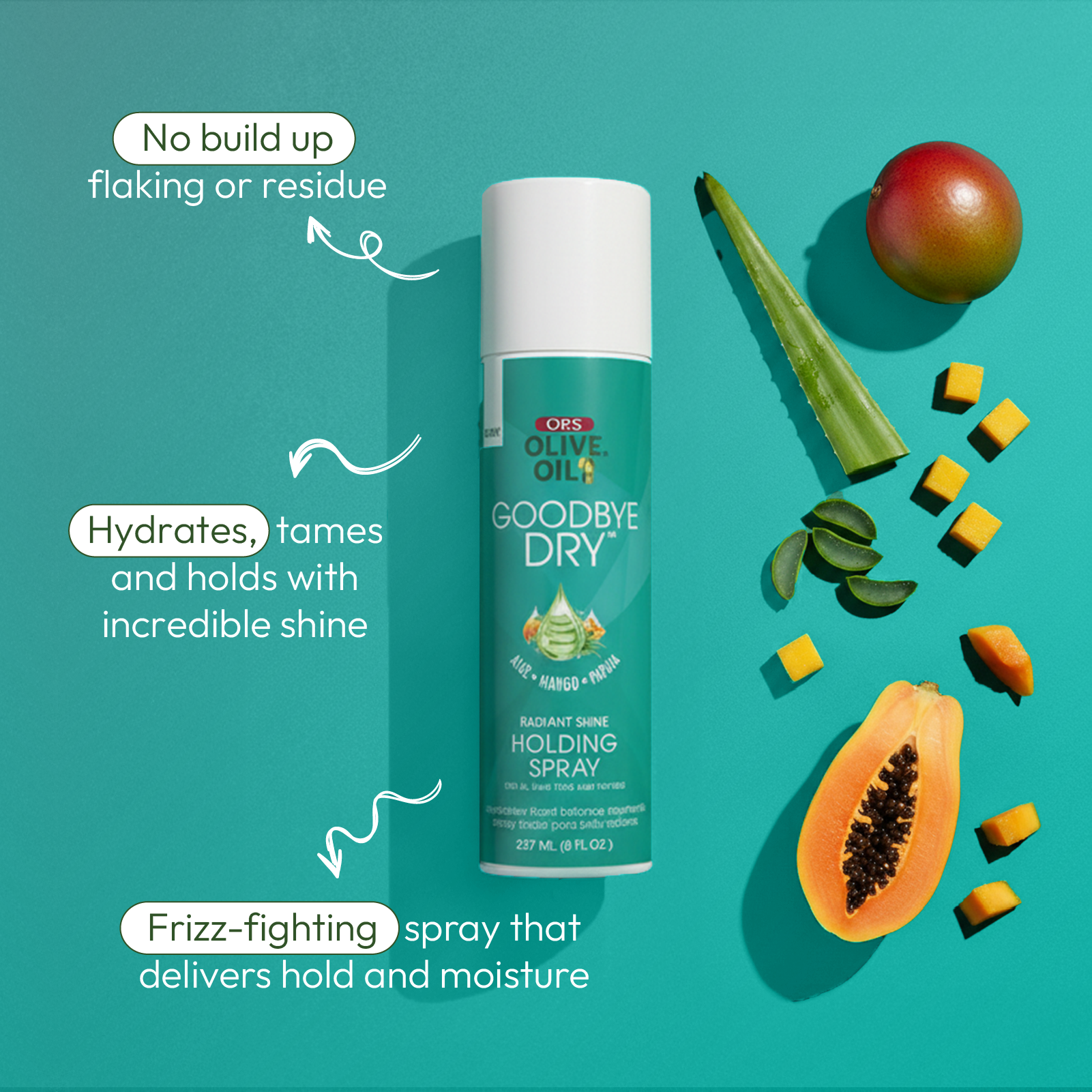 ORS Olive Oil Goodbye Dry Radiant Shine Holding Spray (8.0 oz)