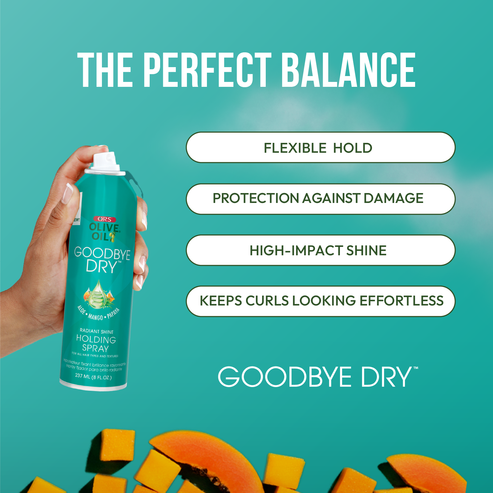 ORS Olive Oil Goodbye Dry Holding Spray & Edge Control 2-Piece Set