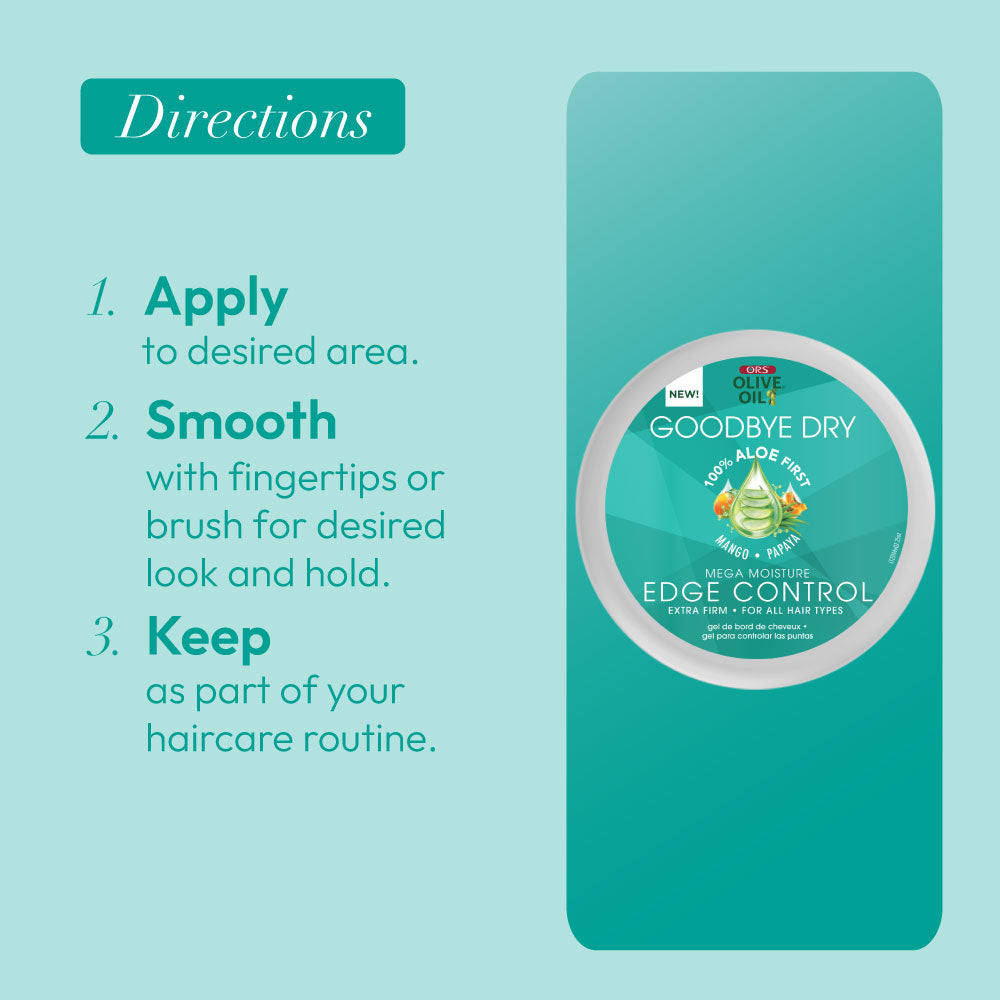 ORS Olive Oil Goodbye Dry Mega Moisture Edge Control (2.25 oz)