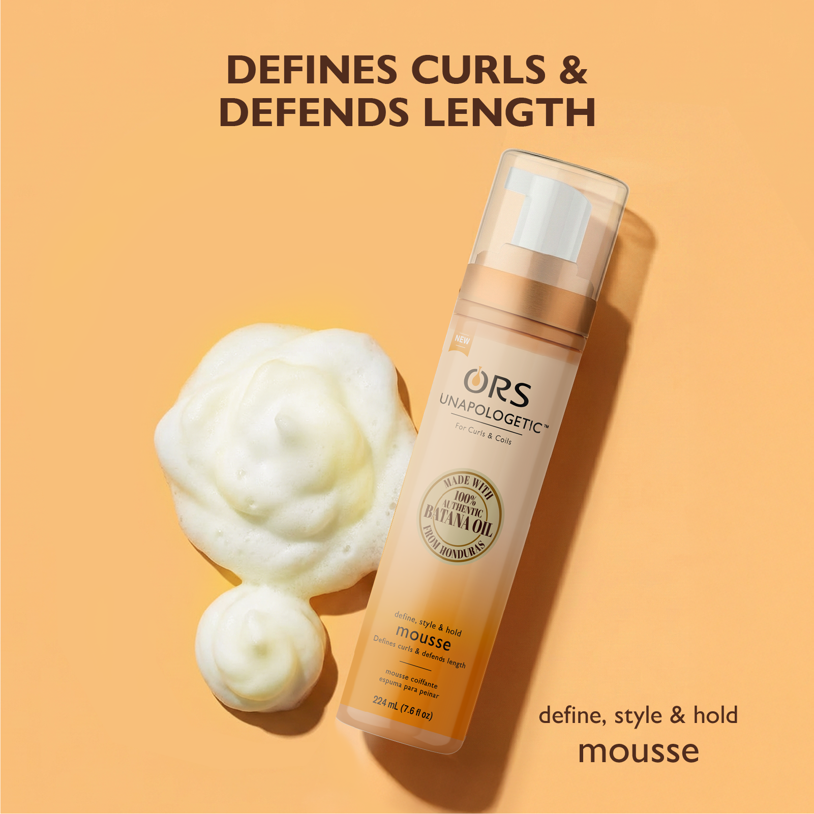 Define, Style & Hold Mousse (7.6 oz)