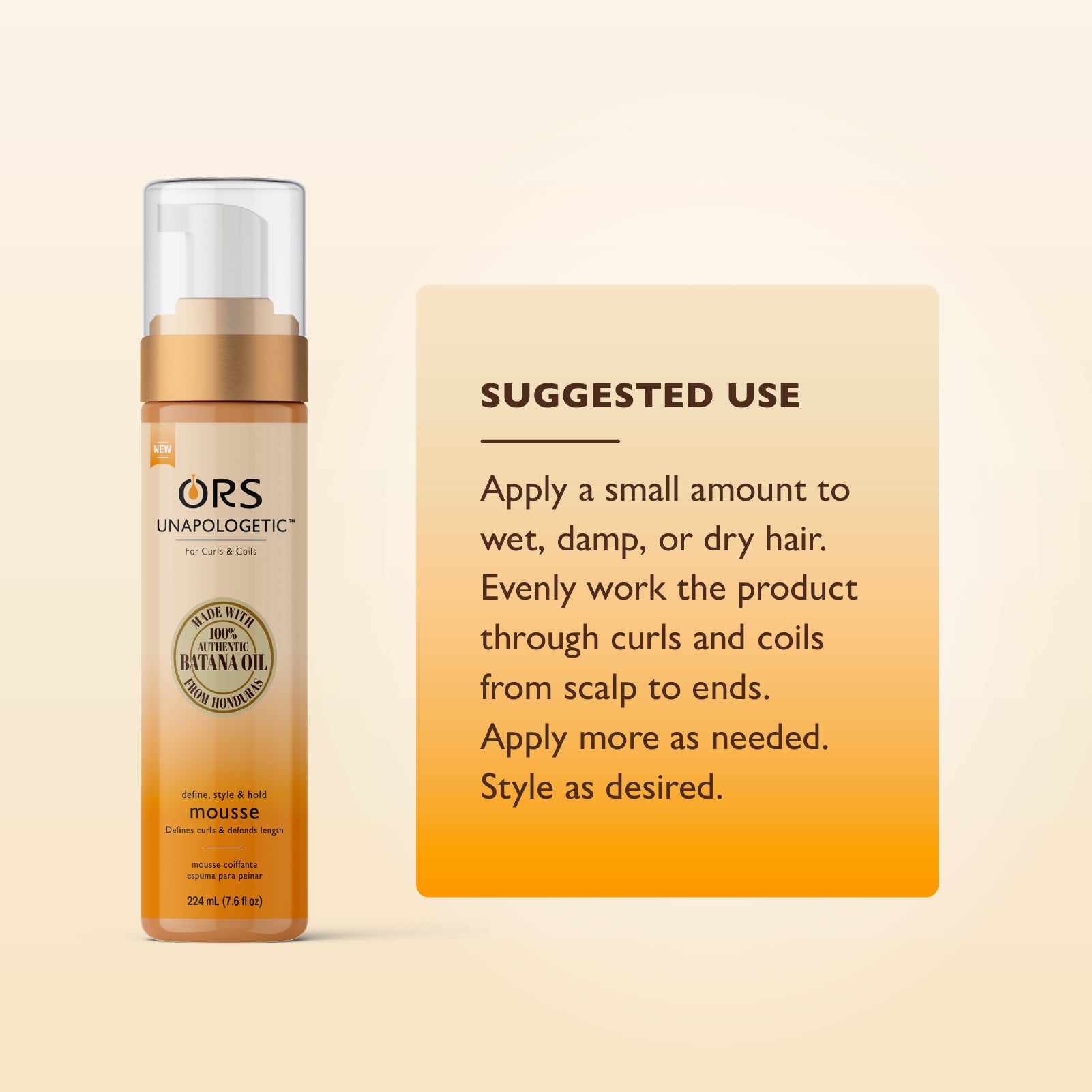 Define, Style & Hold Mousse (7.6 oz)