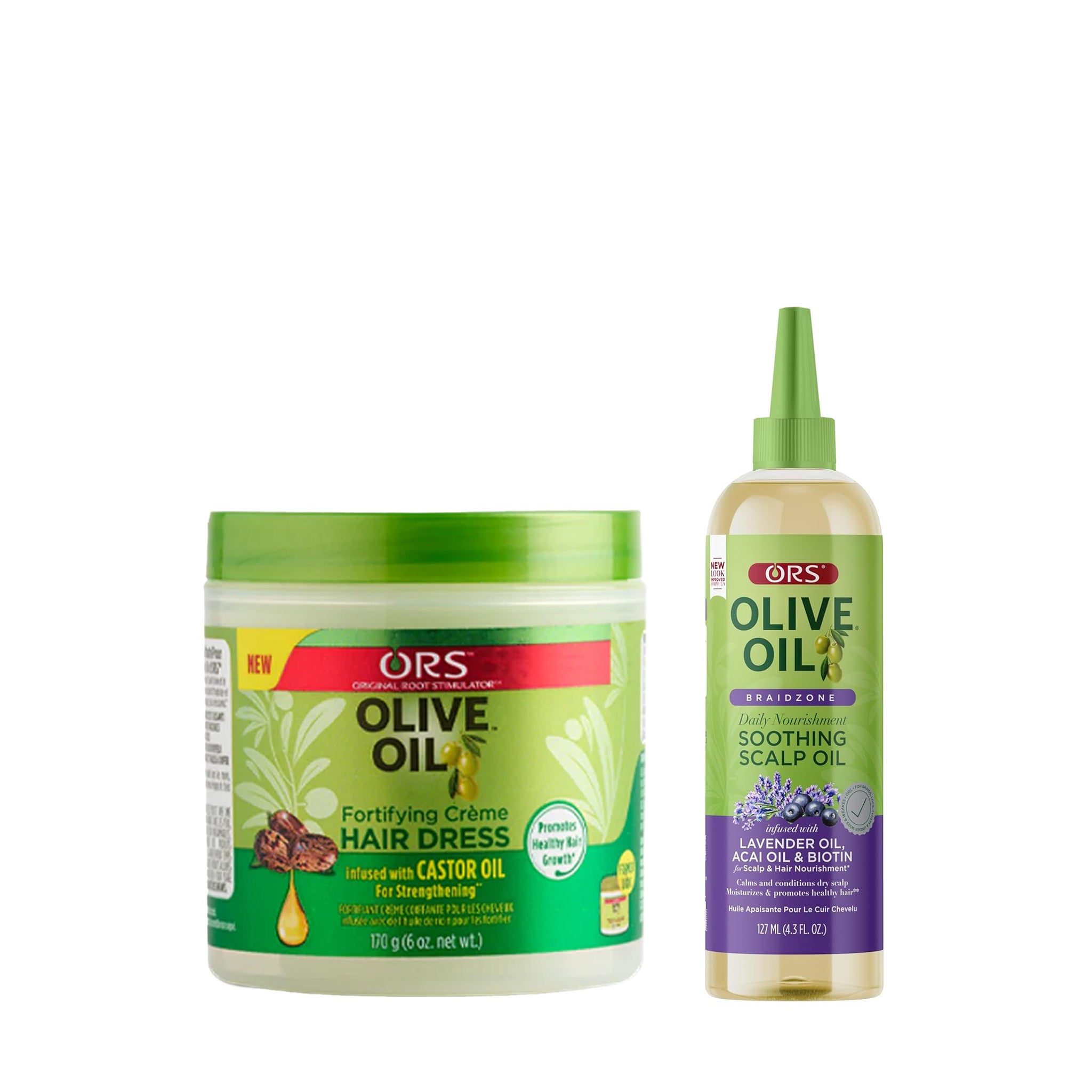 ORS Olive Oil Fortifying Creme & Soothing Scalp Oil 2-Piece Set