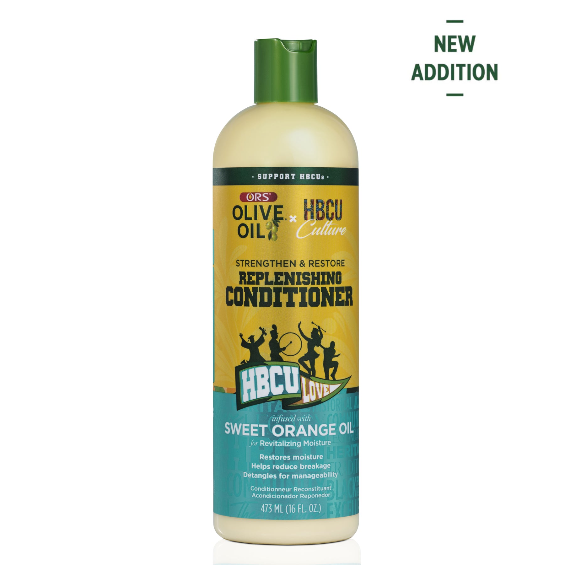 ORS Olive Oil HBCU Strengthen and Restore Replenishing Conditioner for Revitalizing Moisture (16.0 oz)