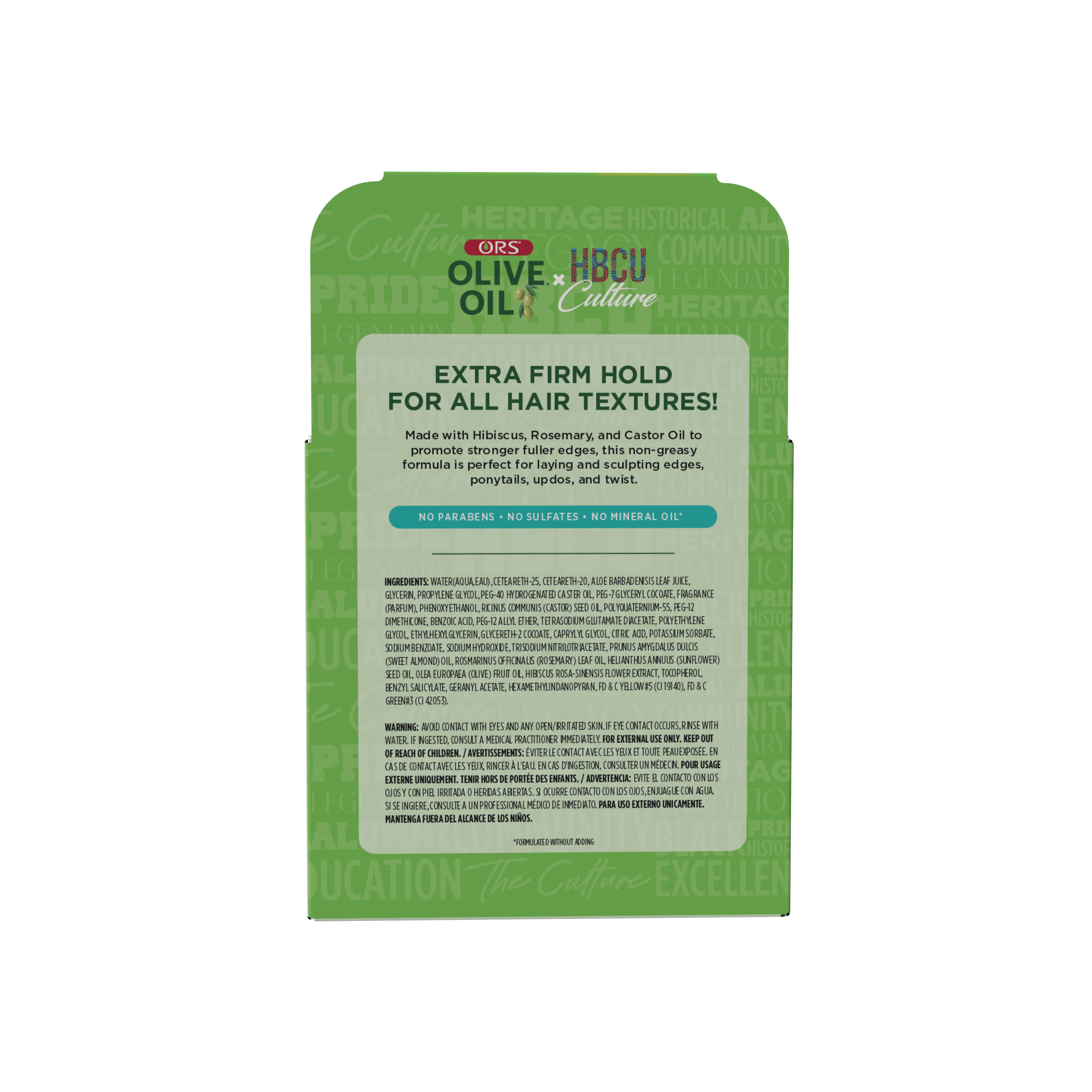 ORS Olive Oil HBCU Edge Control Hair Gel Extra Firm Hold (2.2 oz)