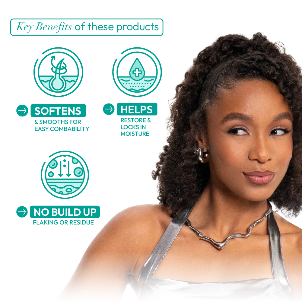 ORS Olive Oil Goodbye Dry Styling Mousse, Edge Control & Holding Spray 3-Piece Set