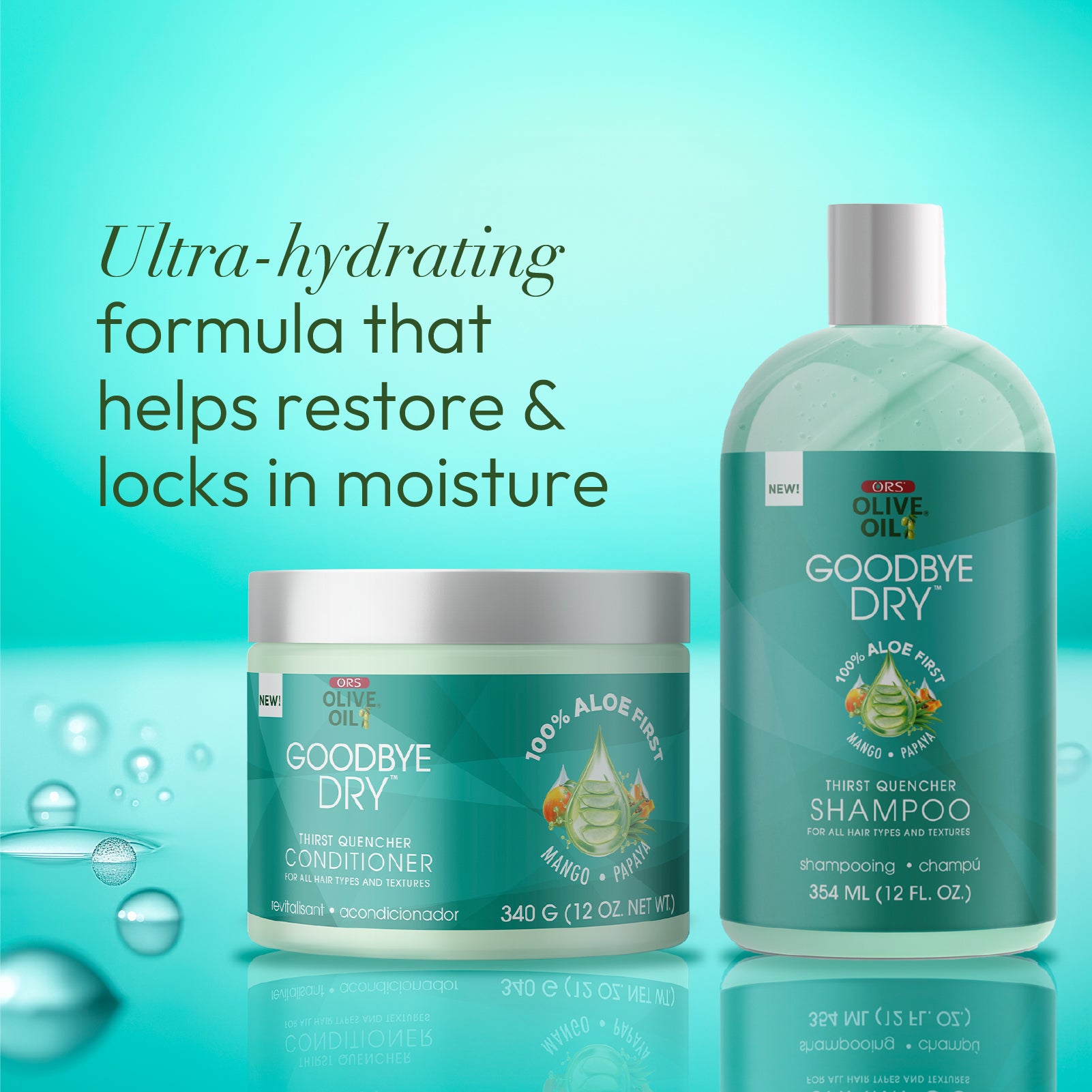 ORS Olive Oil Goodbye Dry Thirst Quencher Shampoo & Conditioner Bundle