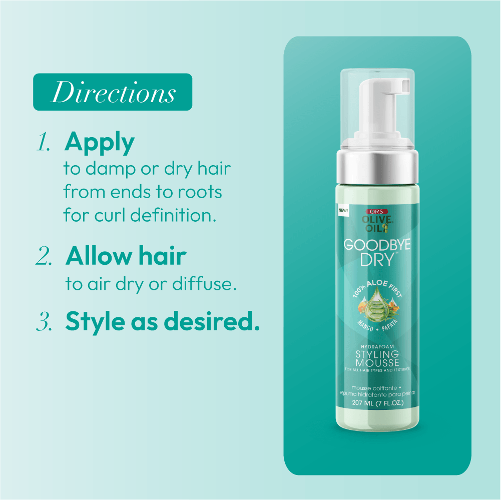 ORS Olive Oil Goodbye Dry Hydrafoam Styling Mousse (7.0 oz)