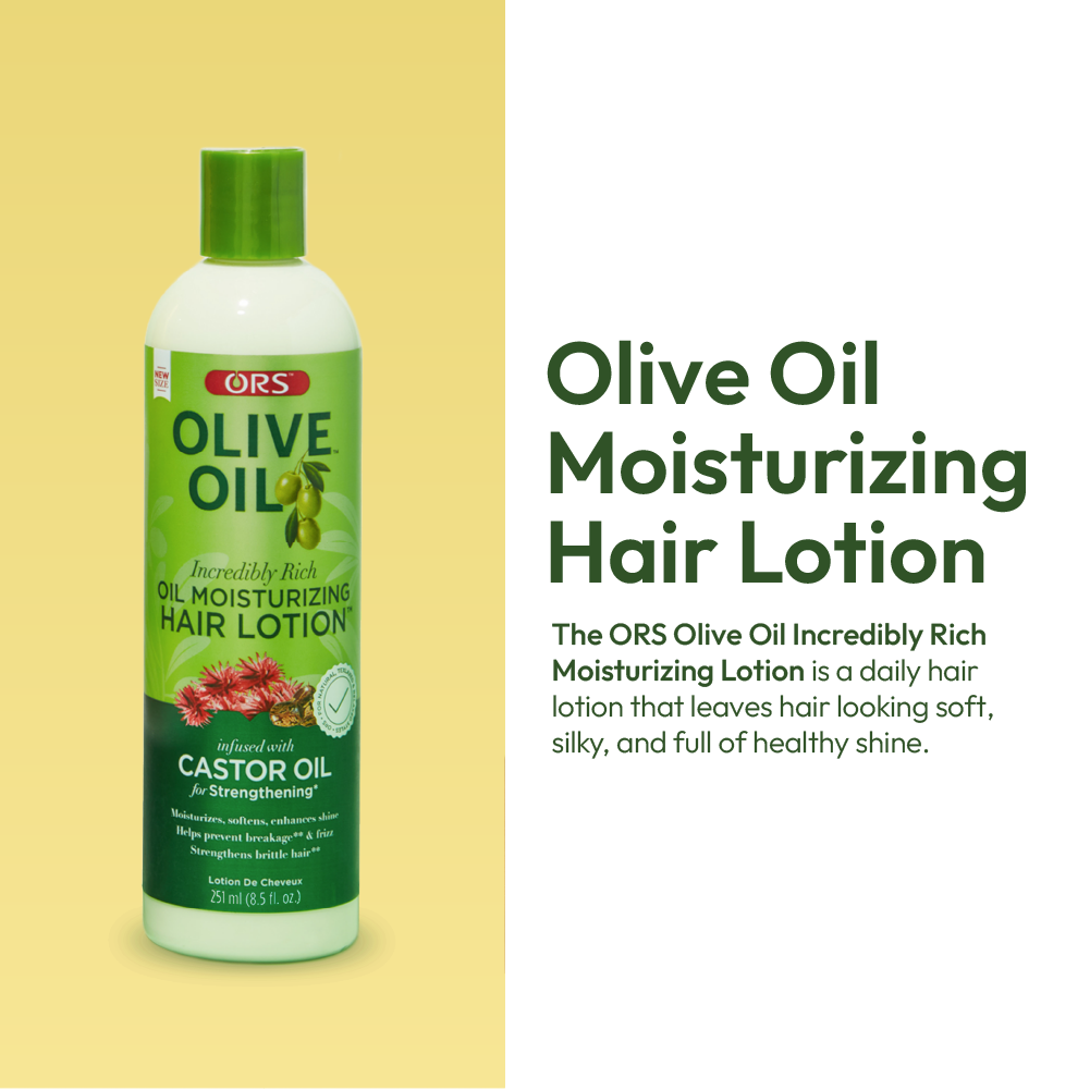 ORS Olive Oil Moisturizing Hair Lotion for Strengthening (8.5 oz)