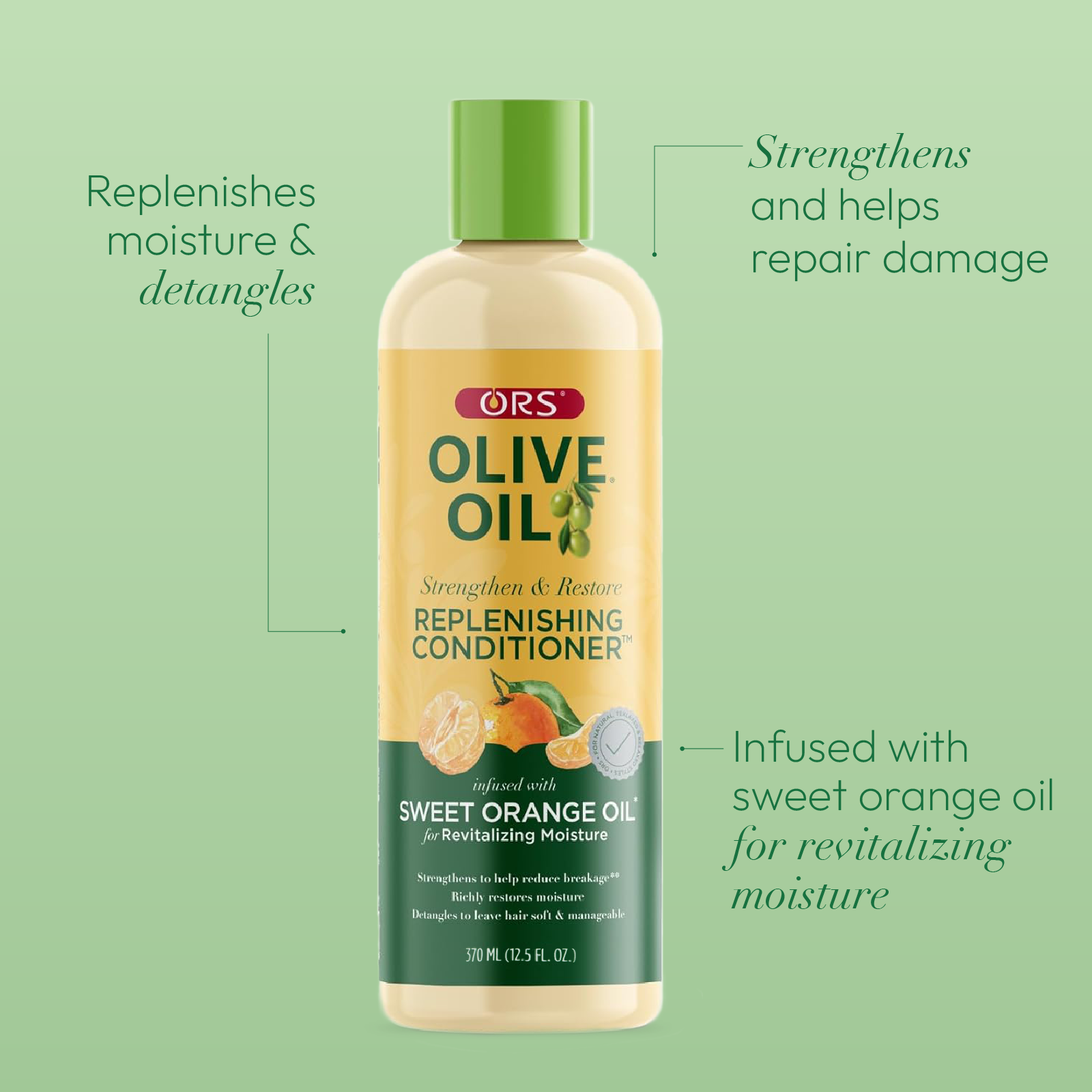 ORS Olive Oil Replenishing Conditioner for Revitalizing Moisture (12.25 oz) 4-Pack