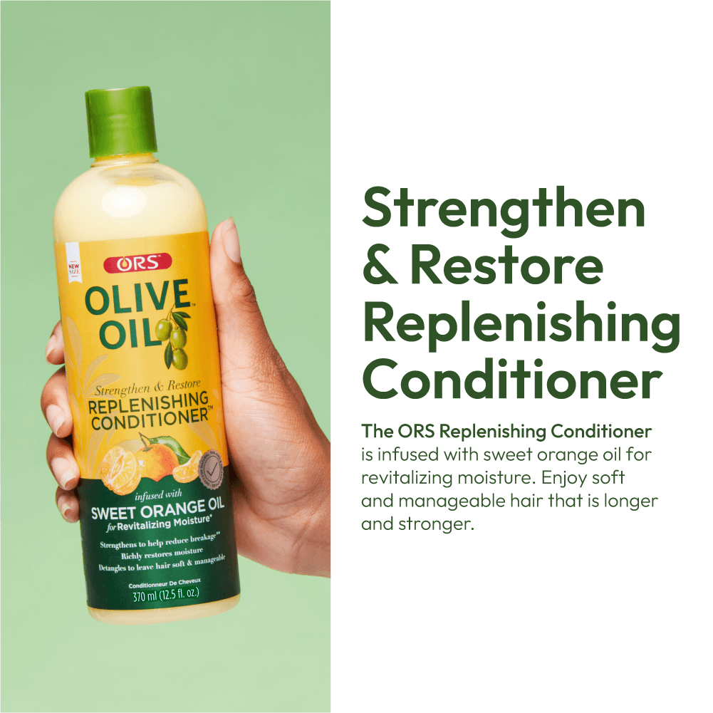 ORS Olive Oil Shampoo, Conditioner &amp; Full Application No-Lyer Relaxer 3-Piece Set