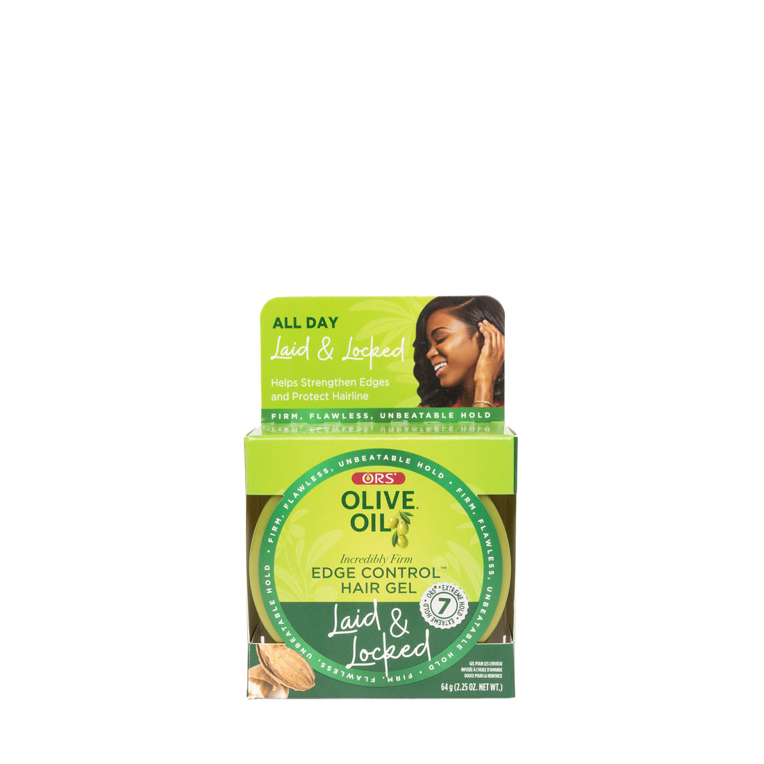 ORS Olive Oil Edge Control Hair Gel for Strengthening (2.2 oz)
