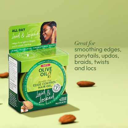 ORS Olive Oil Edge Control Hair Gel for Strengthening (2.2 oz)