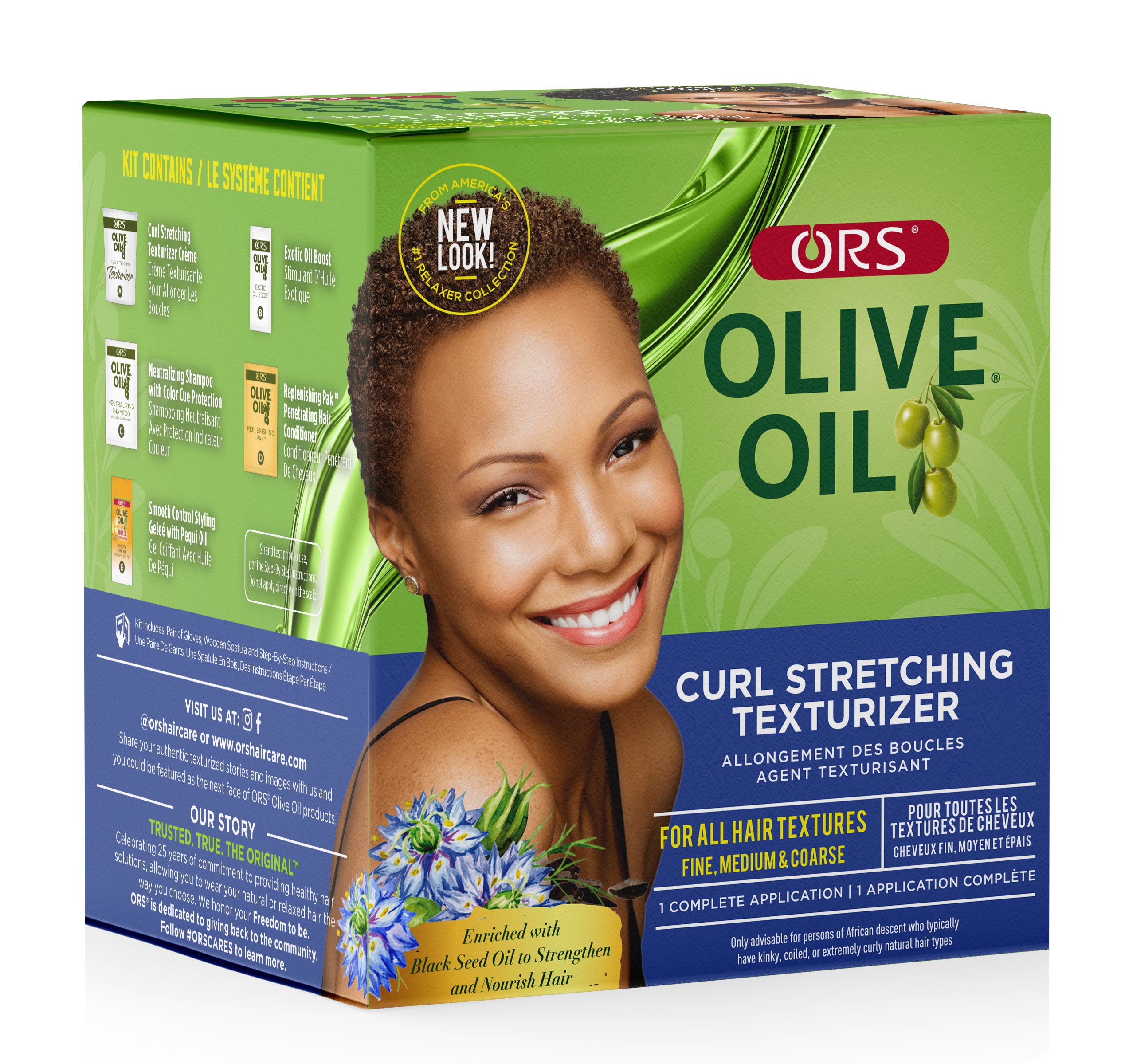 ORS Olive Oil Curl Stretching Texturizer for All Hair Textures