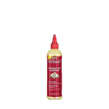 ORS HAIRepair Coconut and Baobab Vital Oils For Dry Damaged Hair and Scalp (6.0 oz)