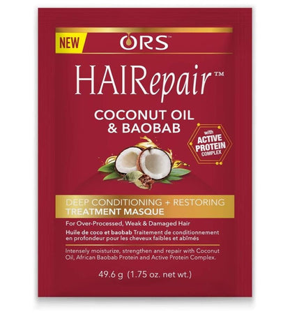 ORS HAIRepair Coconut Oil &amp; Baobab Deep Conditioning + Restoring Treatment Masque (1.75 oz) 12-Pack