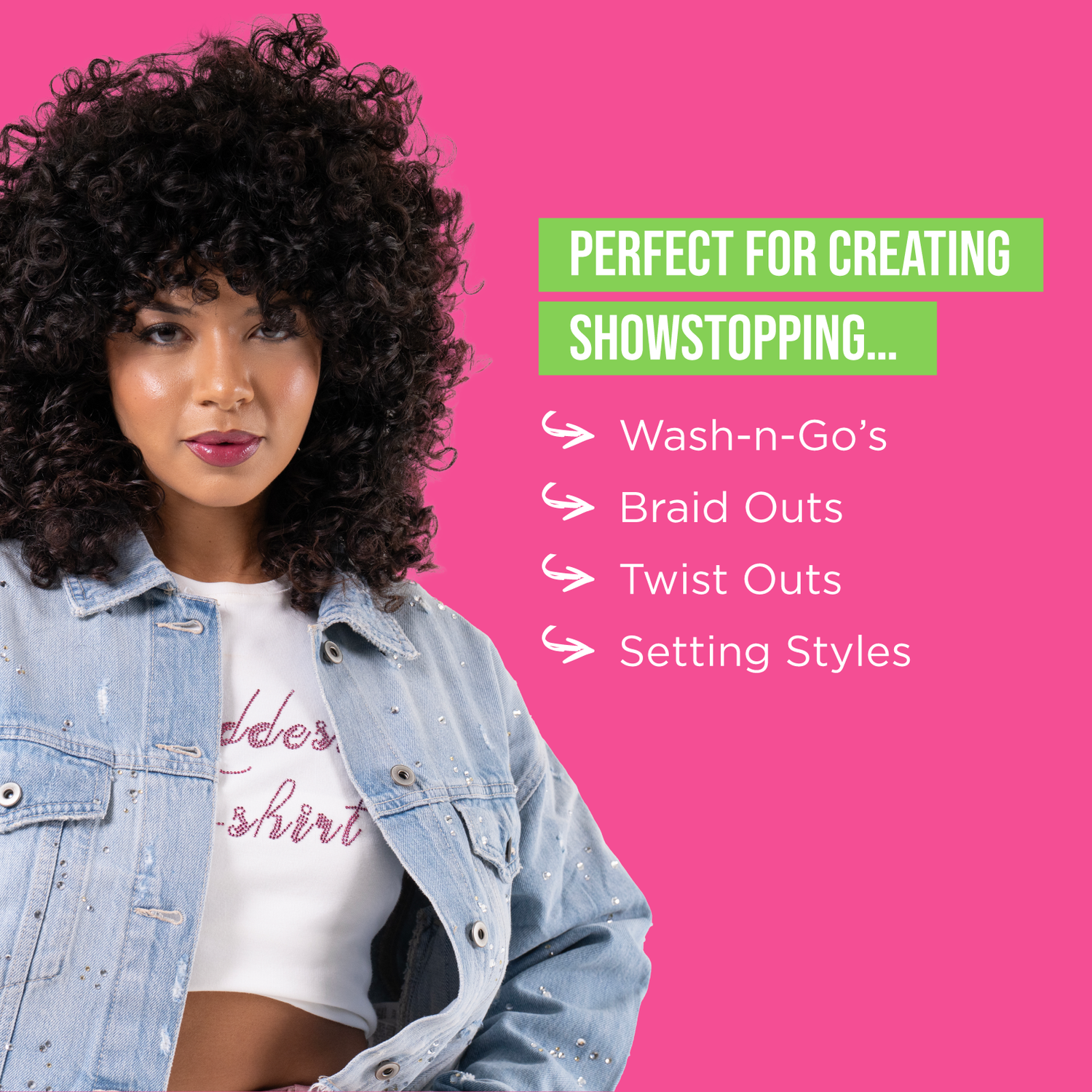 Curlshow Wash-n-Show Curl Mousse with Honey, Avocado Oil &amp; Ginger (7.0 oz)