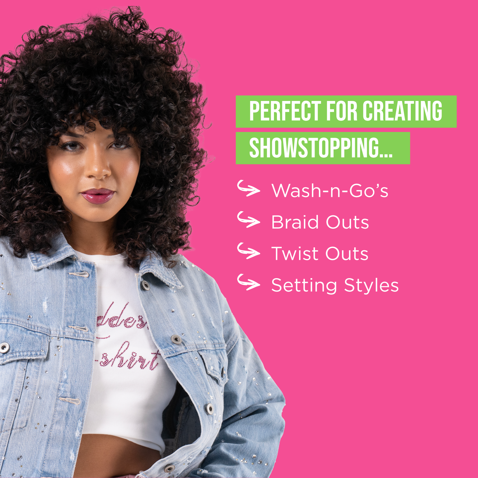 Curlshow Wash-n-Show Curl Mousse with Honey, Avocado Oil &amp; Ginger (7.0 oz)