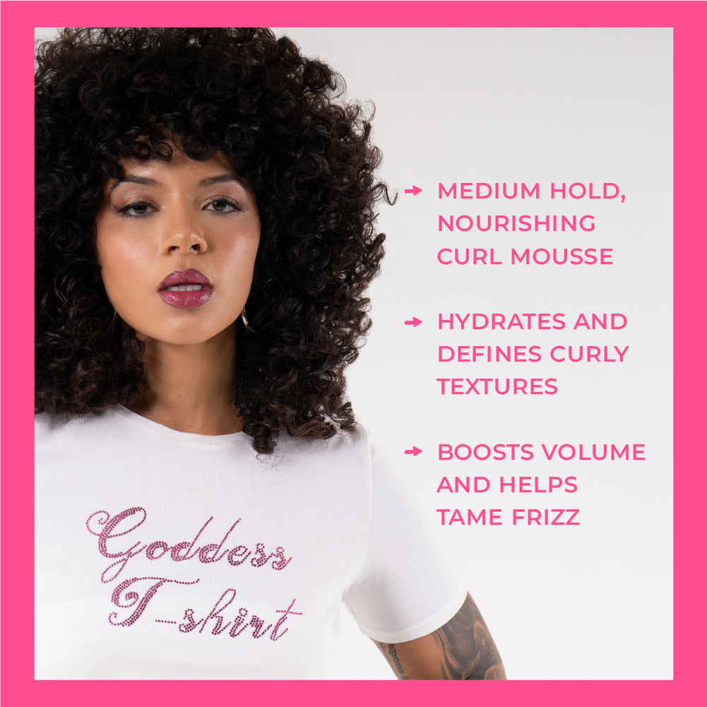 Curlshow Wash-n-Show Curl Mousse with Honey, Avocado Oil &amp; Ginger (7.0 oz)