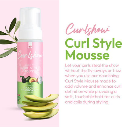 ORS Olive Oil Curlshow Curl Creator, Style Milk &amp; Mousse 3-Piece Set