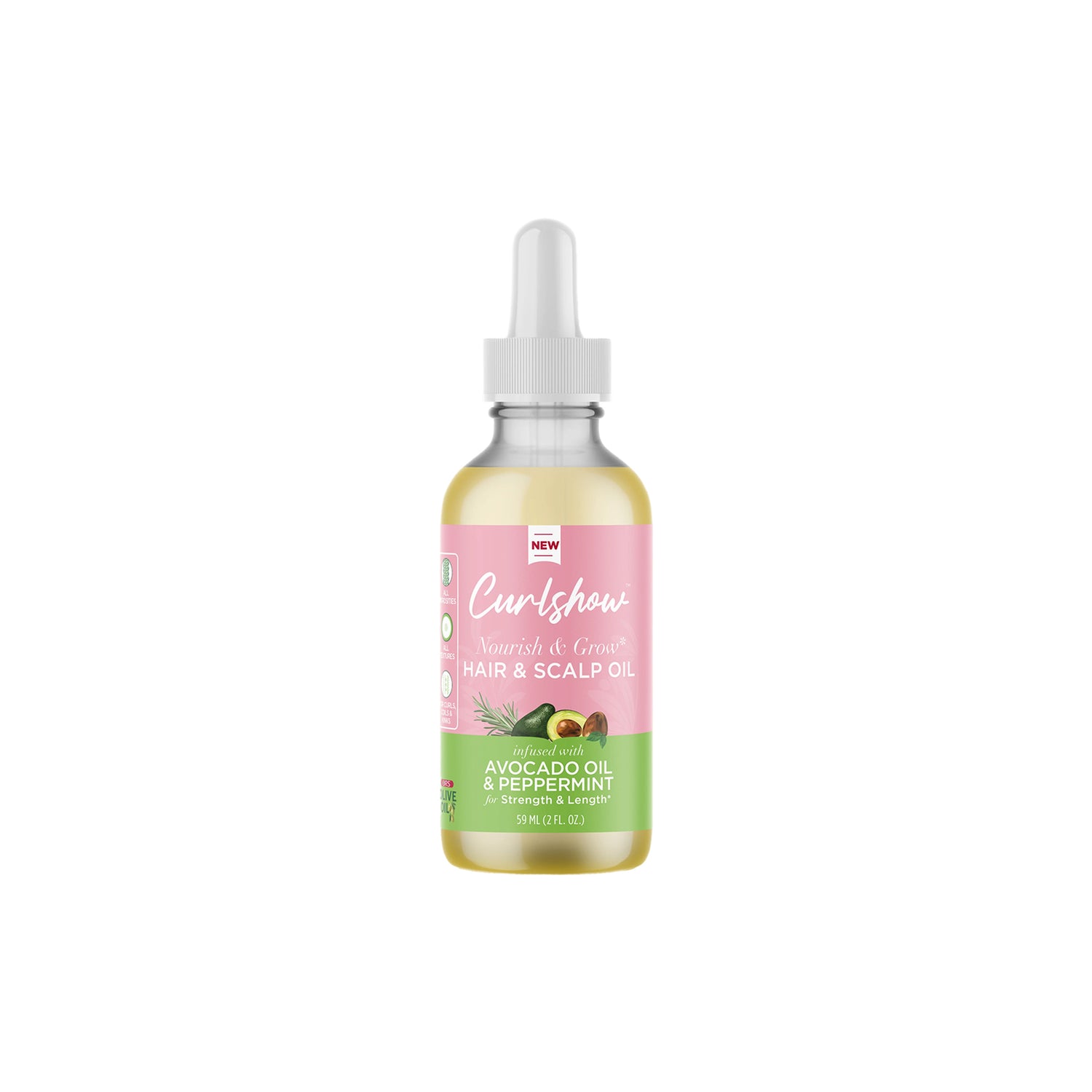 ORS Olive Oil Curlshow Hair &amp; Scalp Oil for Strength &amp; Length (2.0 oz)