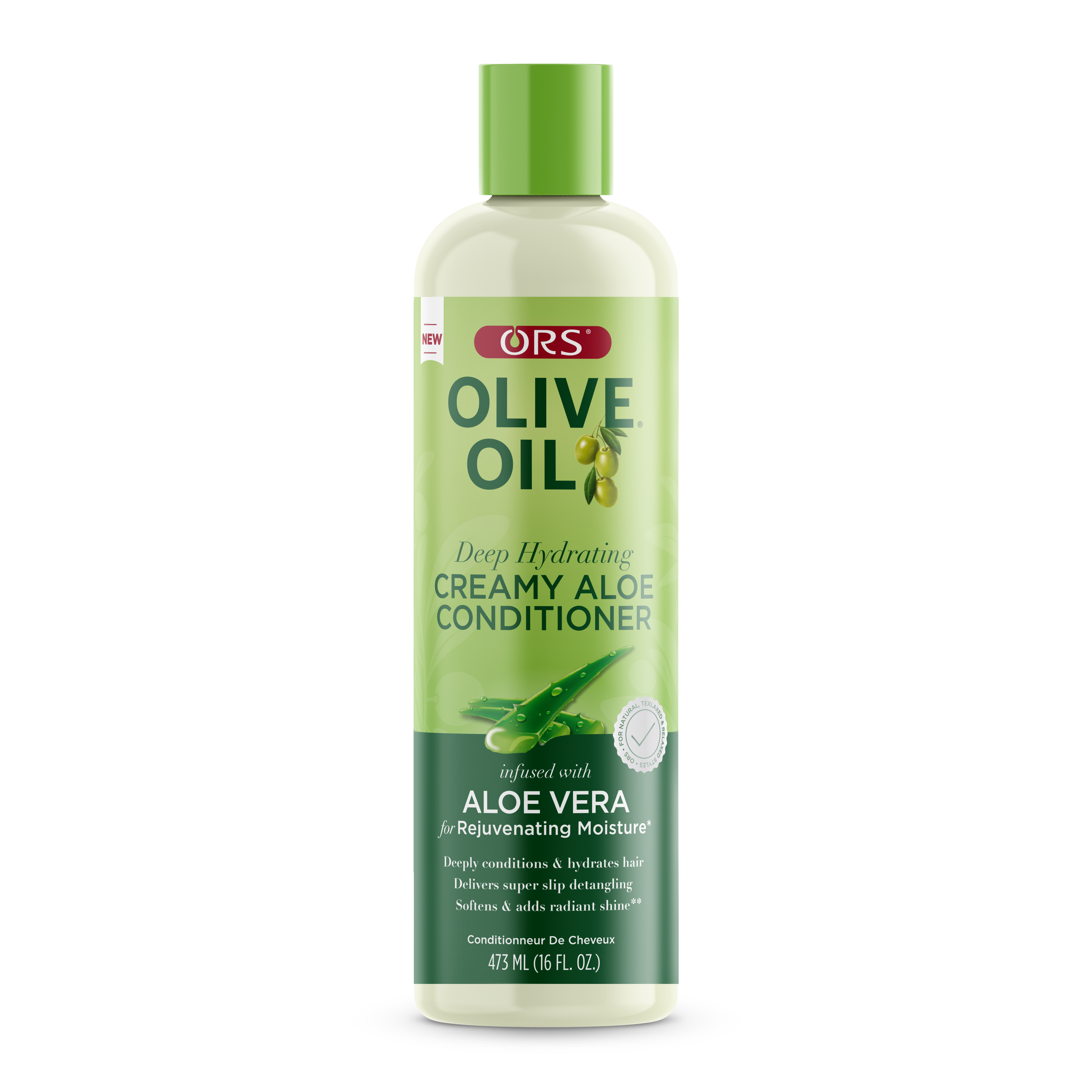 ORS Olive Oil Deep Hydrating Creamy Aloe Conditioner for Rejuvenating Moisture (16.0 oz)
