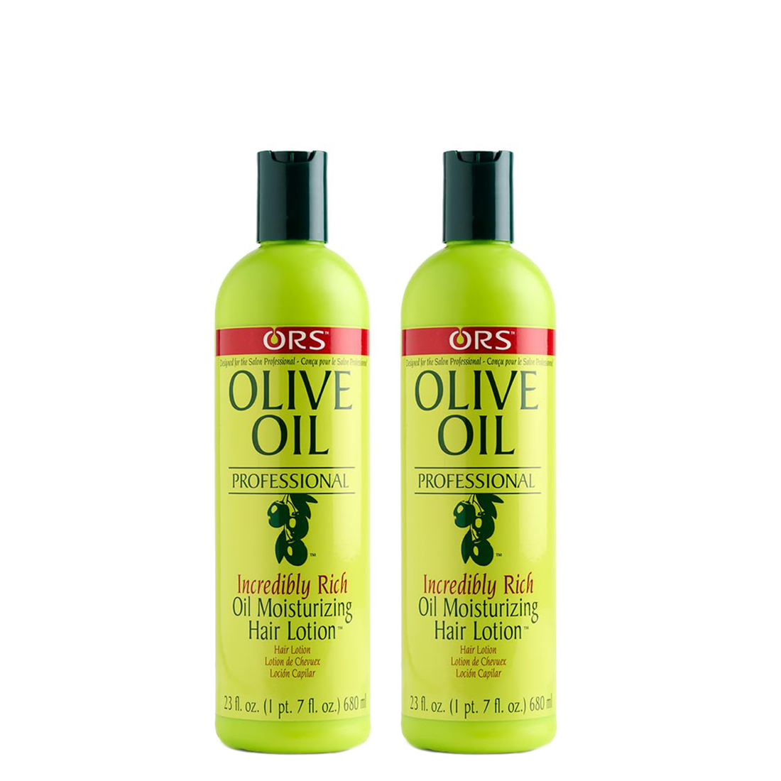 ORS Olive Oil Professional Incredibly Rich Oil Moisturizing Hair Lotion (23.0 oz) 2-Pack