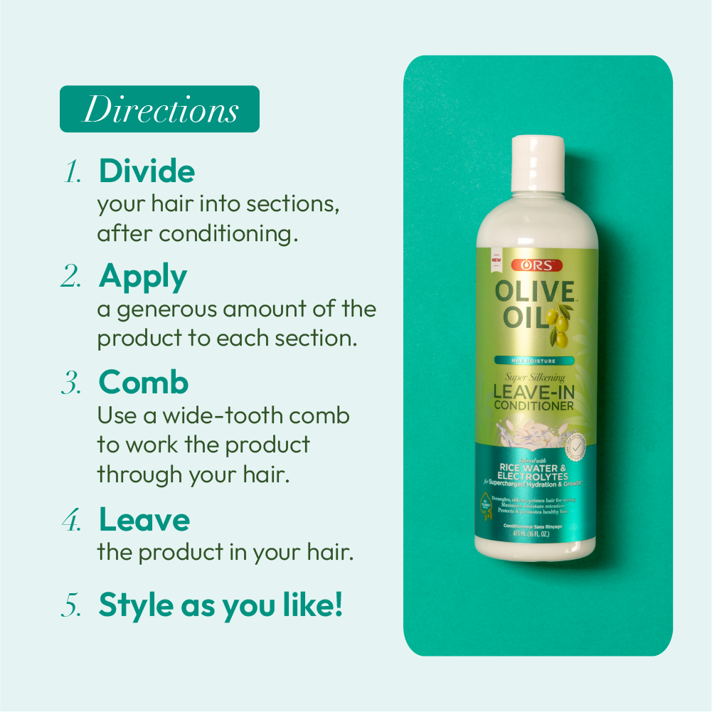 ORS Olive Oil Max Moisture Leave-In Conditioner (16.0 oz)