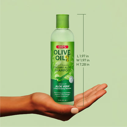 ORS Olive Oil Creamy Aloe Shampoo &amp; Conditioner (8.0 oz) Bundle