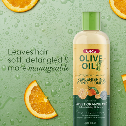 ORS Olive Oil Replenishing Conditioner for Revitalizing Moisture (8.0 oz) 2-Pack