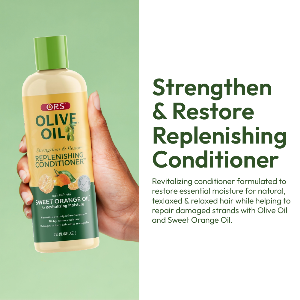 ORS Olive Oil Replenishing Conditioner for Revitalizing Moisture (8.0 oz) 2-Pack