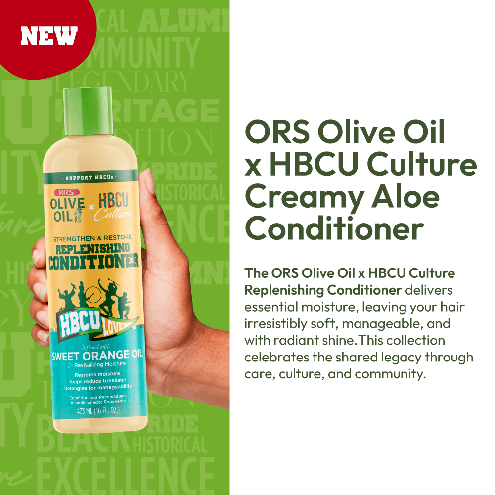 ORS Olive Oil HBCU Strengthen and Restore Replenishing Conditioner for Revitalizing Moisture (16.0 oz)