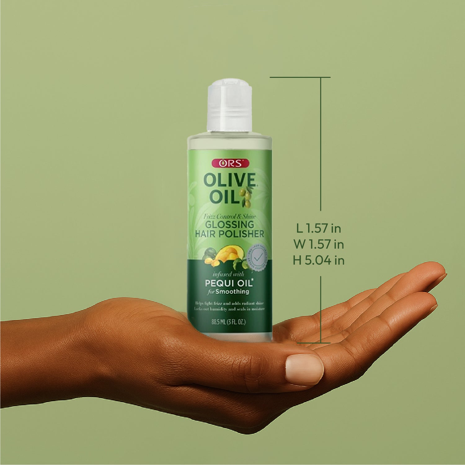 ORS Olive Oil Glossing Hair Polisher for Smoothing (3.0 oz) 2-Pack