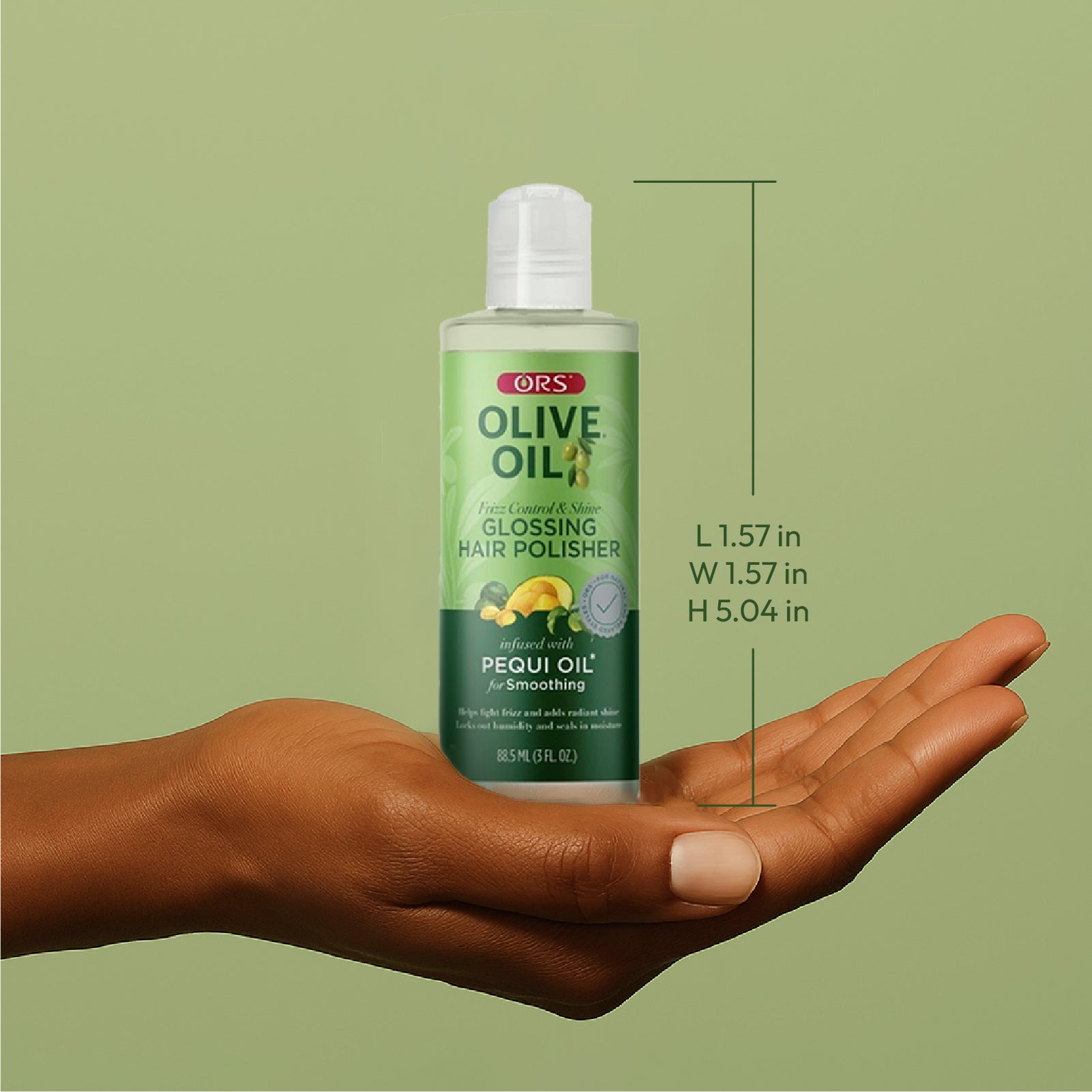 ORS Olive Oil Glossing Hair Polisher for Smoothing (3.0 oz) 2-Pack