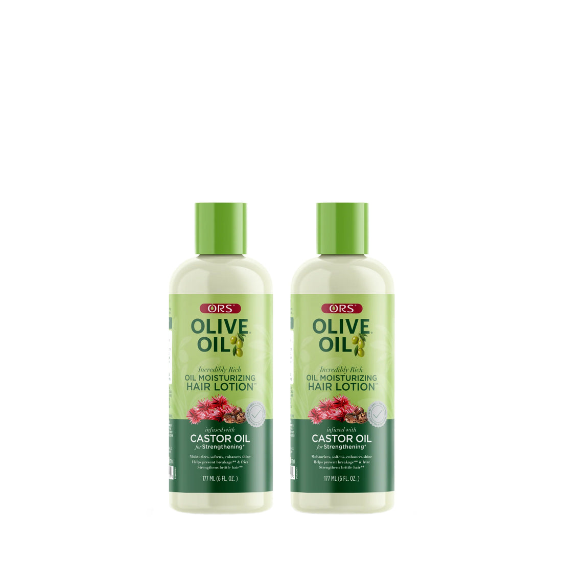 ORS Olive Oil Moisturizing Hair Lotion for Strengthening (6.0 oz) 2-Pack