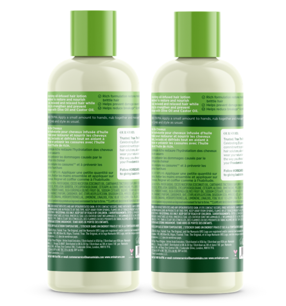 ORS Olive Oil Moisturizing Hair Lotion for Strengthening (6.0 oz) 2-Pack