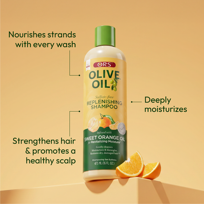 ORS Olive Oil Replenishing Shampoo for Revitalizing Moisture (16.0 oz)
