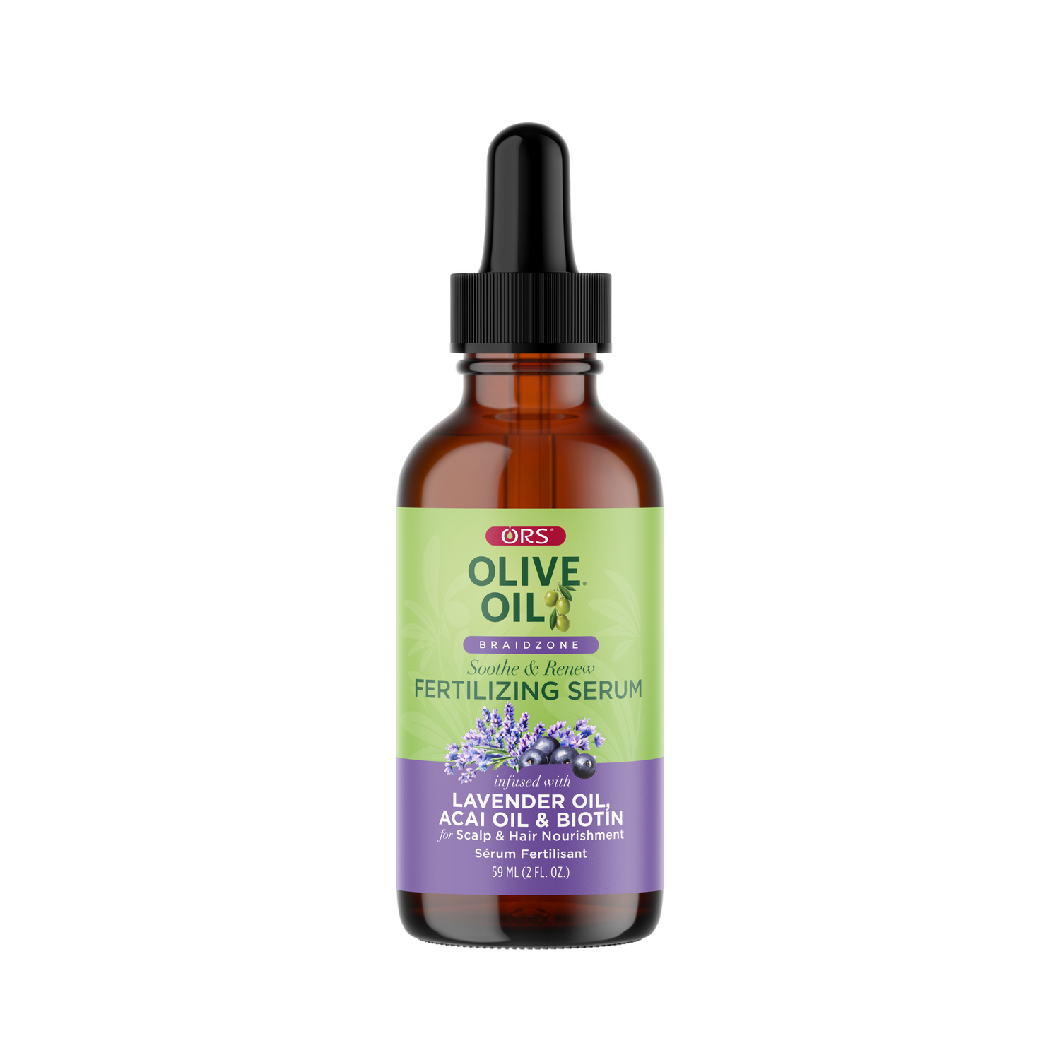 ORS Olive Oil Braidzone Fertilizing Serum for Scalp &amp; Hair Nourishment (2 oz)