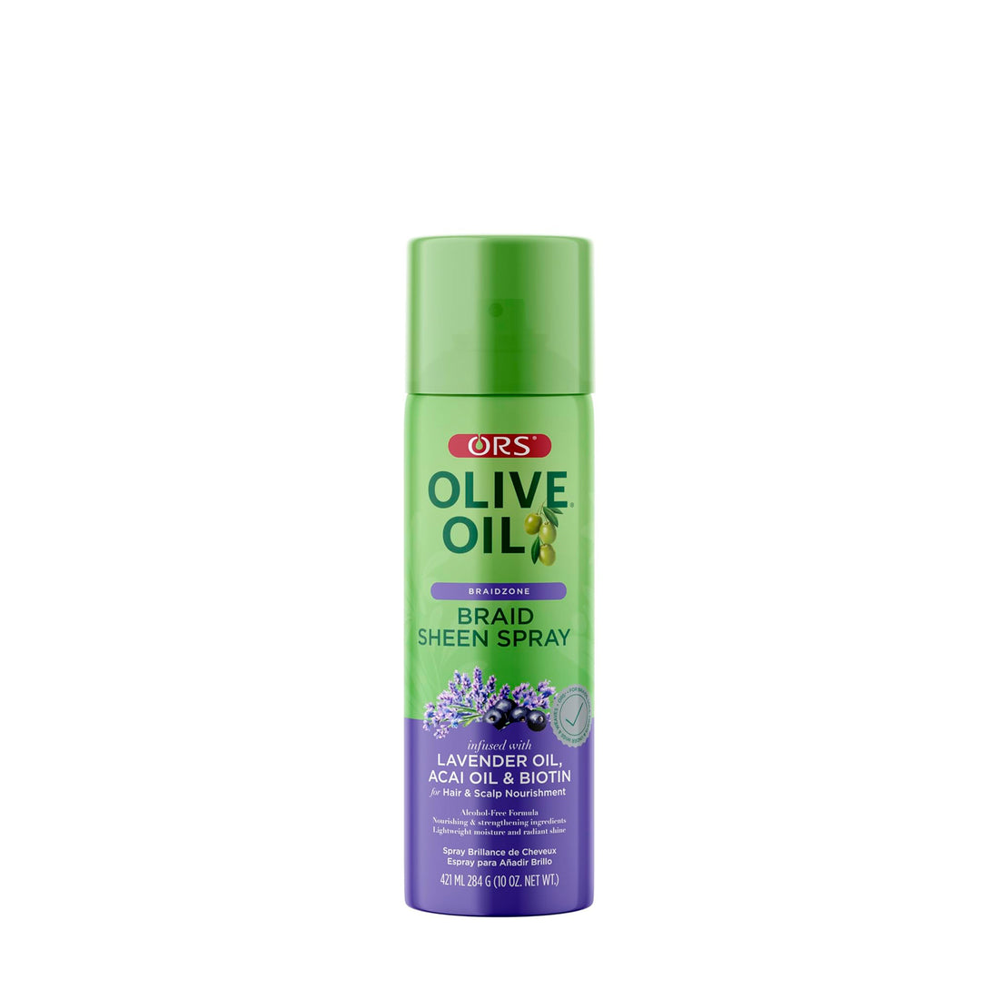 ORS Olive Oil Braidzone Braid Sheen Spray for Hair &amp; Scalp Nourishment (10.0 OZ)