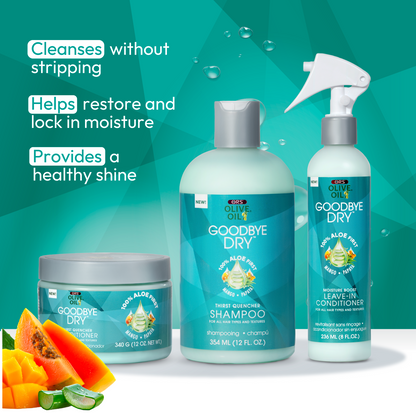 ORS Olive Oil Goodbye Dry Shampoo, Conditioner &amp; Leave-In Conditioner Bundle