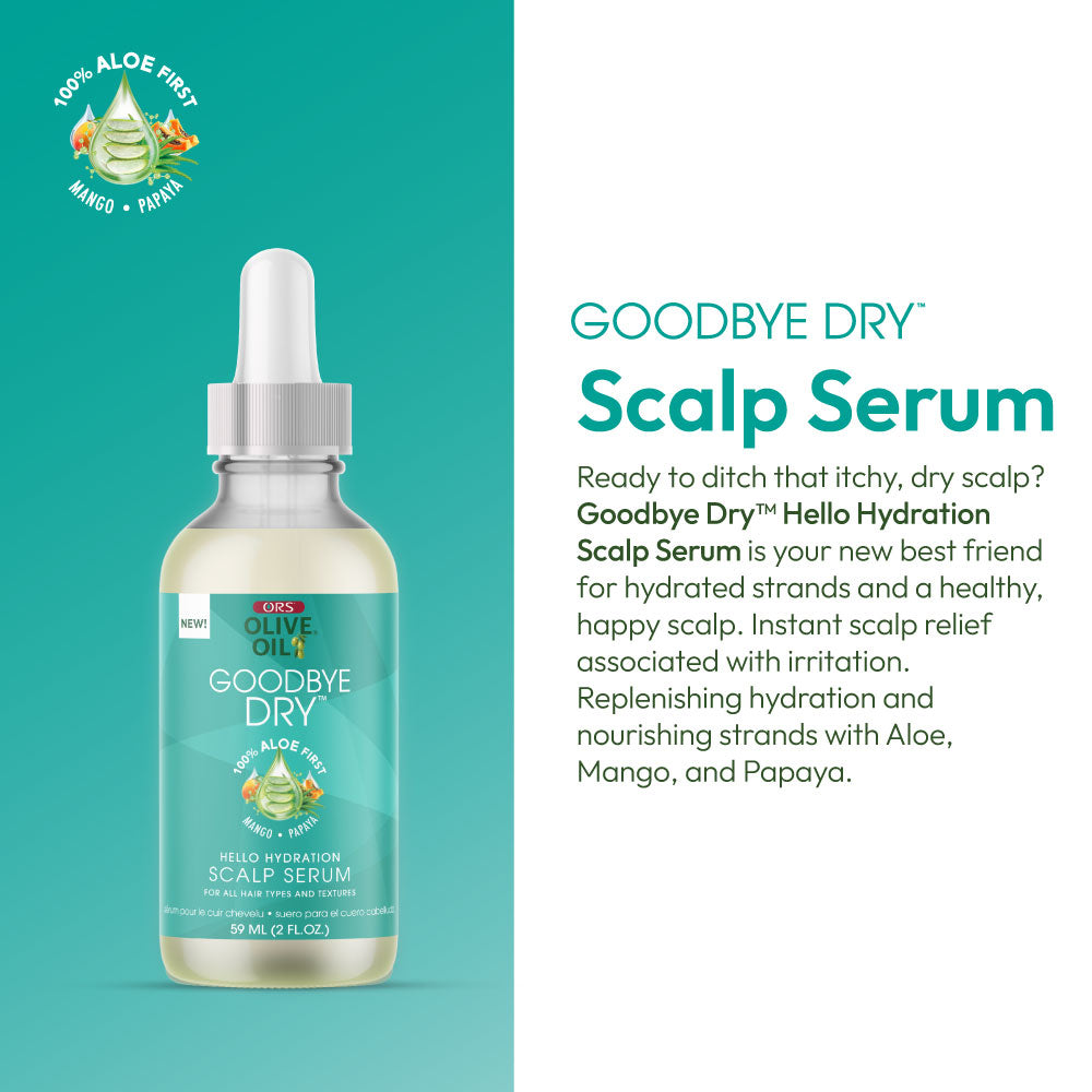ORS Olive Oil Goodbye Dry Hello Hydration Scalp Serum (2.0 oz)