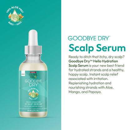 ORS Olive Oil Goodbye Dry Hello Hydration Scalp Serum (2.0 oz)