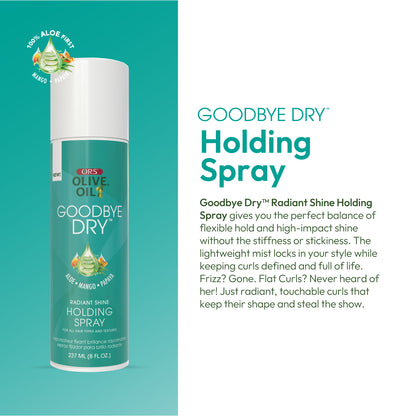 ORS Olive Oil Goodbye Dry Radiant Shine Holding Spray (8.0 oz)